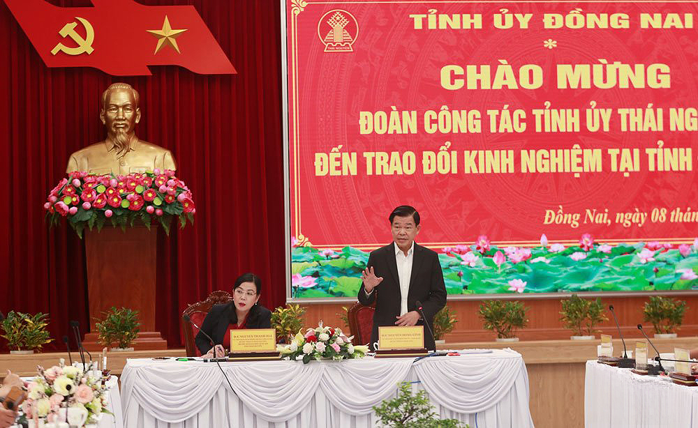 Đồng Nai và Thái Nguyên tăng cường hợp tác, trao đổi kinh nghiệm