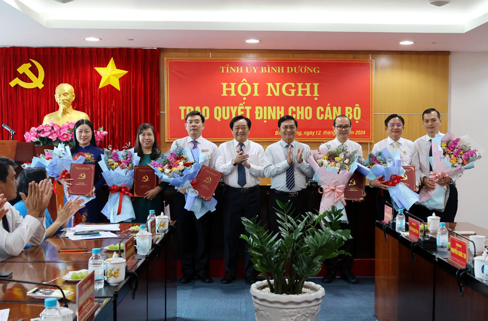 Bình Dương điều động, bổ nhiệm cán bộ