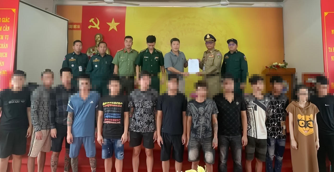 Tiếp nhận 15 công dân Việt Nam bị cưỡng bức lao động tại Campuchia