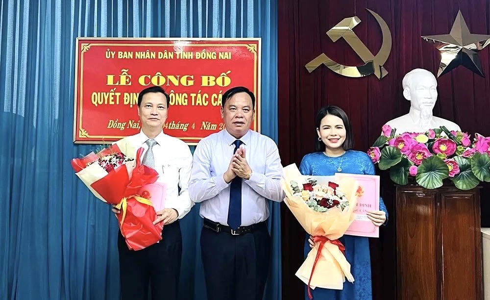 Đồng Nai bổ nhiệm lại một số cán bộ chủ chốt