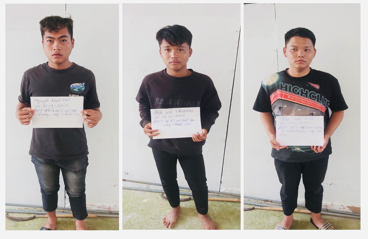 Kịp thời ngăn chặn nhóm đối tượng mang theo hung khí để đánh nhau