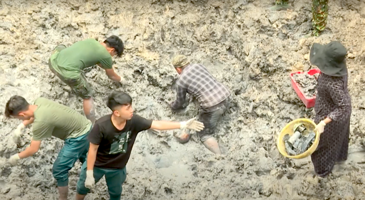 Tìm thấy nhiều hài cốt liệt sĩ ở tỉnh Bình Dương