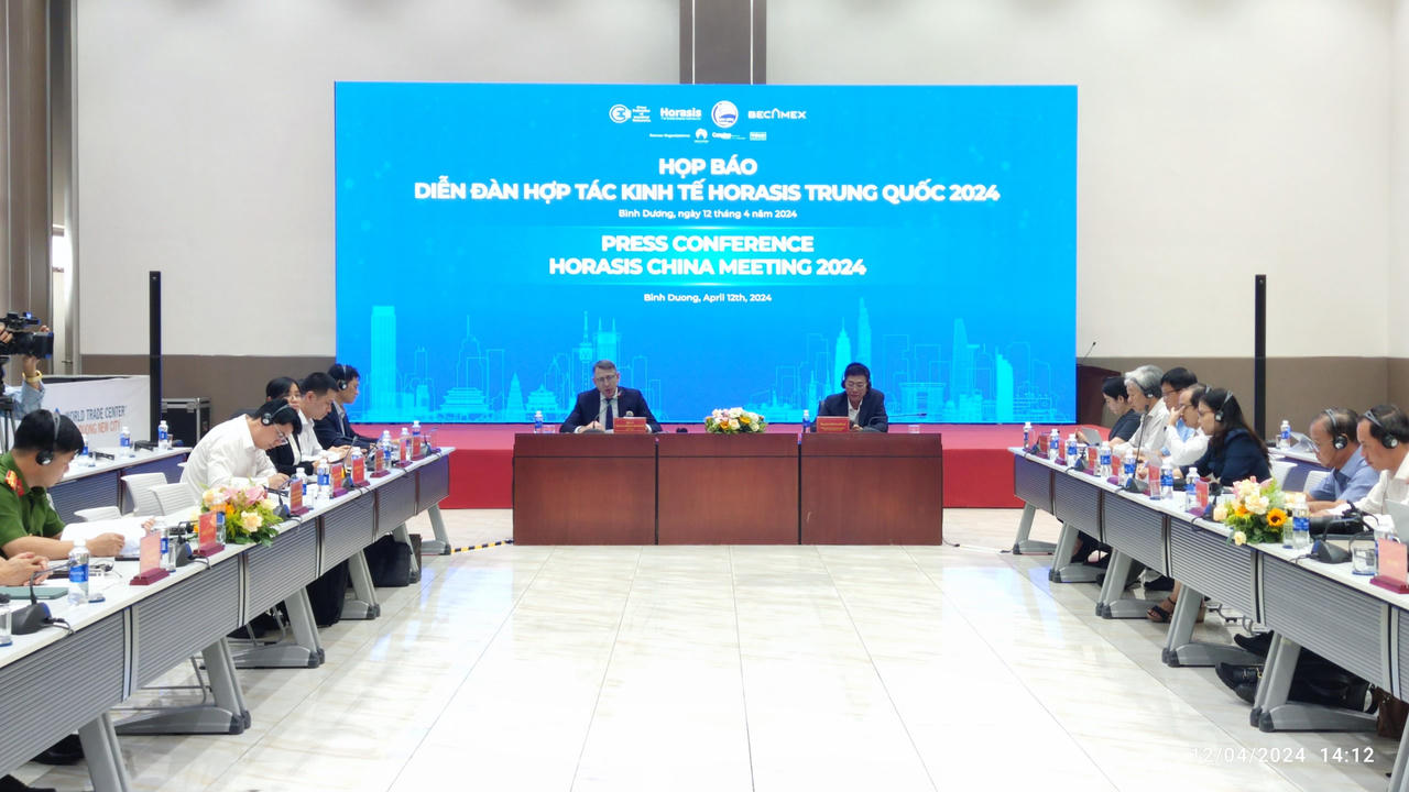 Bình Dương tổ chức diễn đàn Hợp tác kinh tế Horasis Trung Quốc