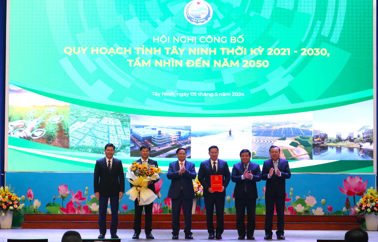 Thủ tướng Phạm Minh Chính dự lễ công bố quy hoạch tỉnh Tây Ninh