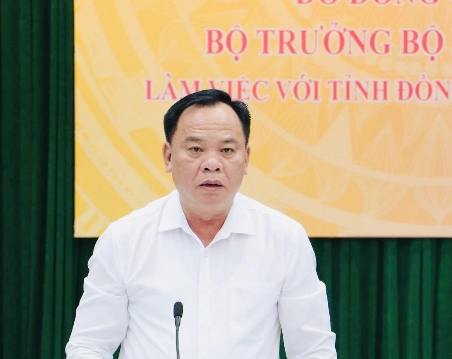 Lãnh đạo Bộ Xây dựng làm việc với tỉnh Đồng Nai, Bình Dương và Tiền Giang