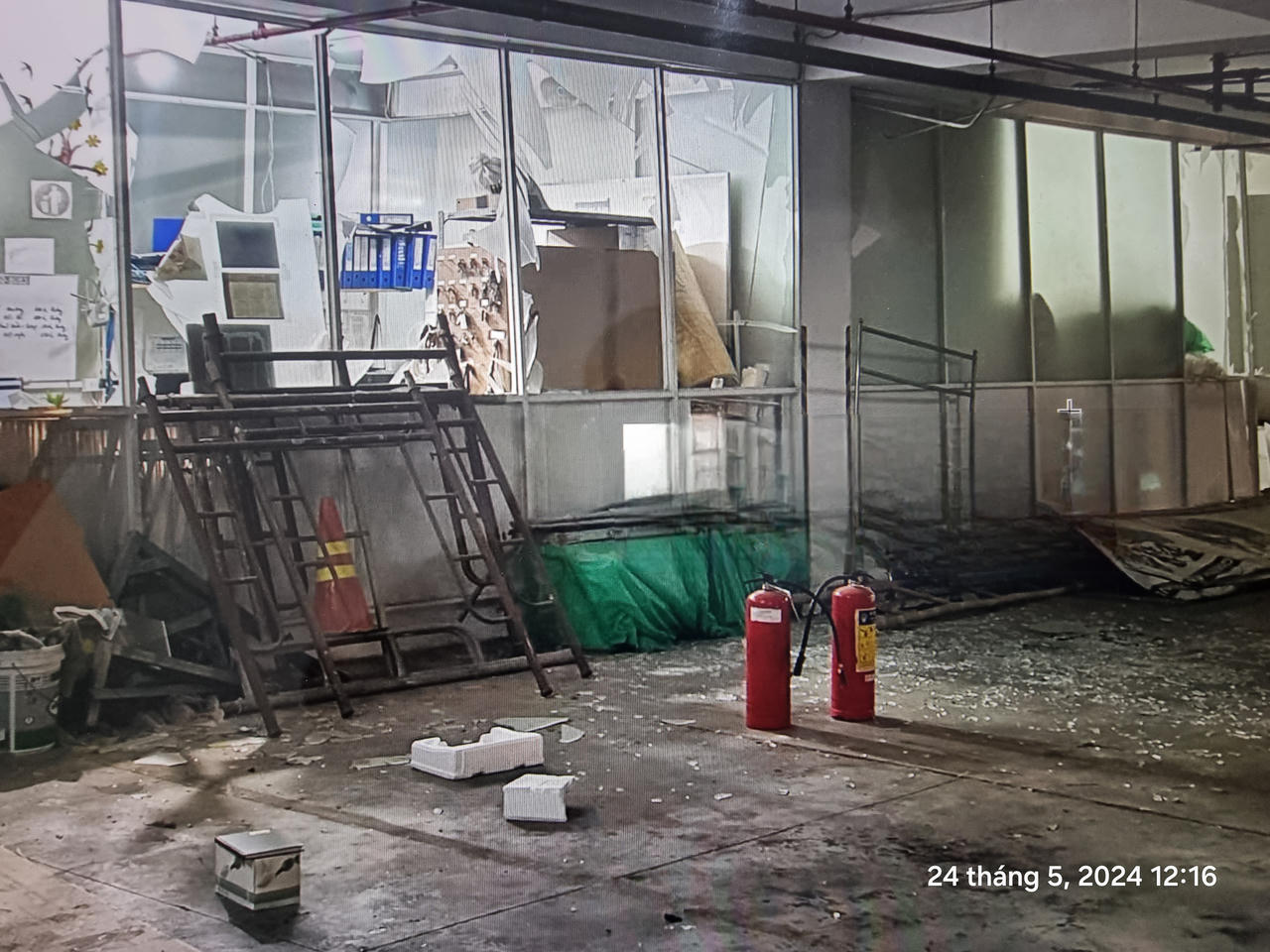 Công an tỉnh Bình Dương thông tin vụ nổ tầng hầm chung cư Sunrise