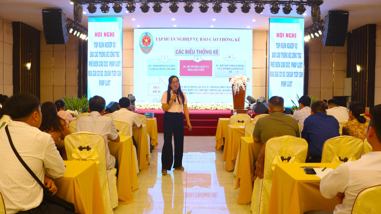 Đồng Nai: Nâng cao nghiệp vụ báo cáo thống kê ngành tư pháp