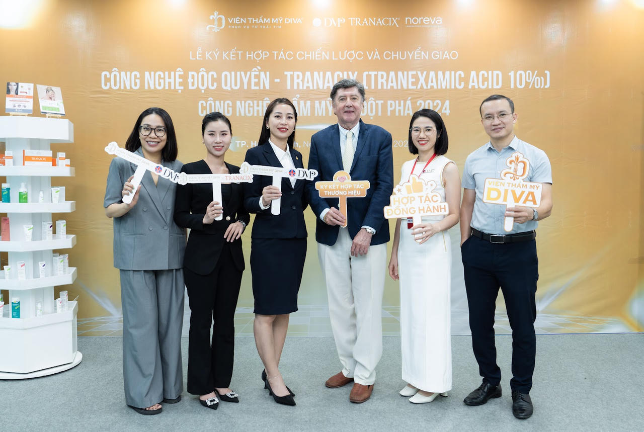Viện Thẩm Mỹ DIVA nhận chuyển giao công nghệ độc quyền TRANACIX