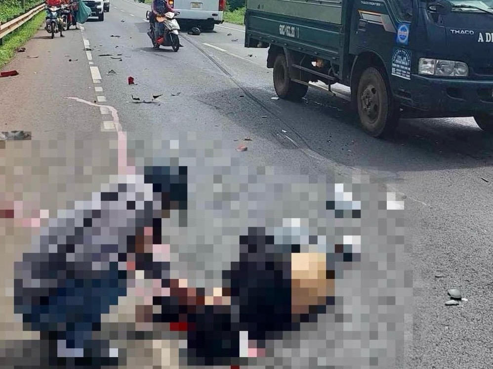 Va chạm với xe khách trên quốc lộ 20, nam thanh niên tử vong tại chỗ