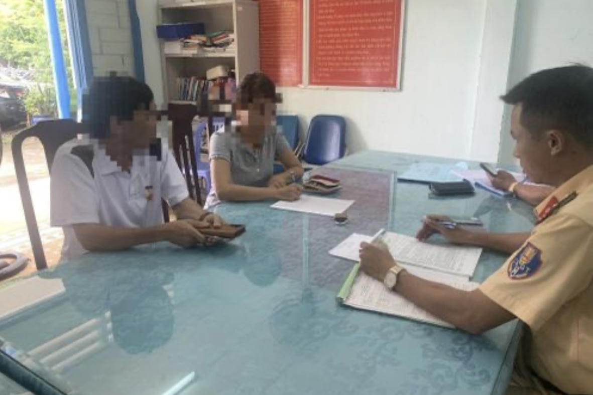 Xử lý một phụ nữ lái ô tô đi ngược chiều trên địa bàn TP Vũng Tàu