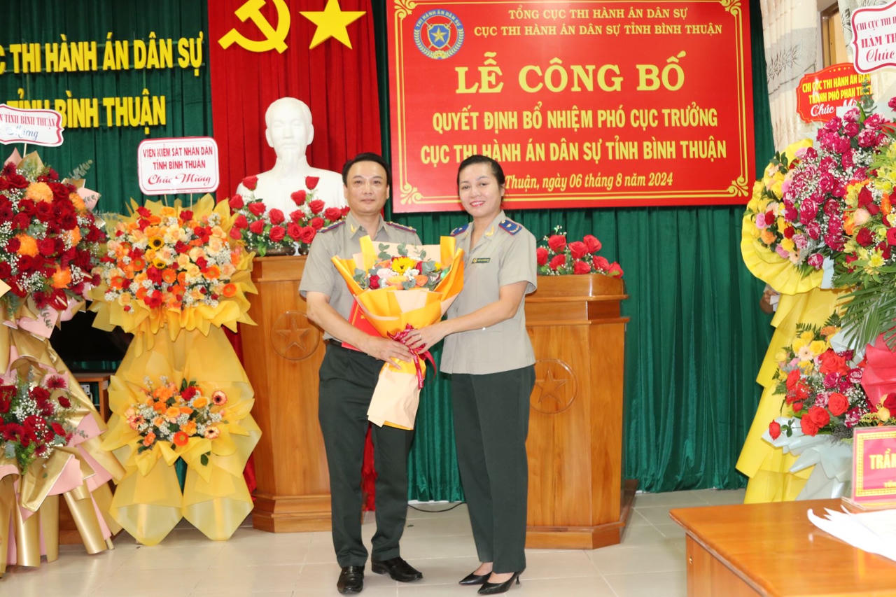 Ông Phạm Ngọc Thắng làm Phó Cục trưởng Cục Thi hành án dân sự tỉnh Bình Thuận