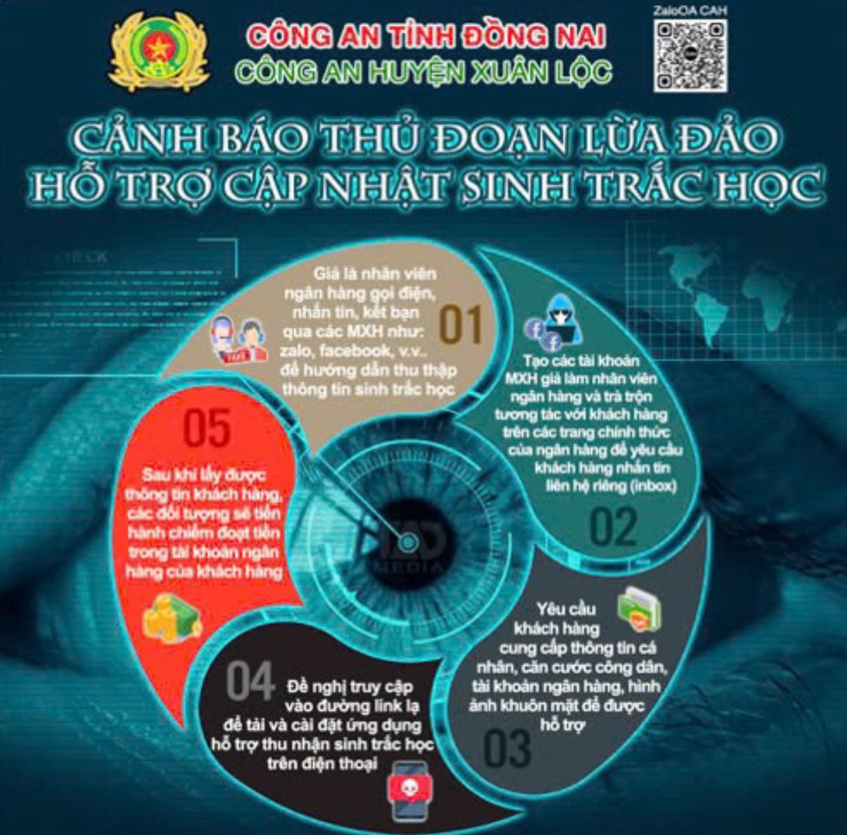 Công an lập nhóm zalo cho người dân để phòng, chống tội phạm ở Đồng Nai