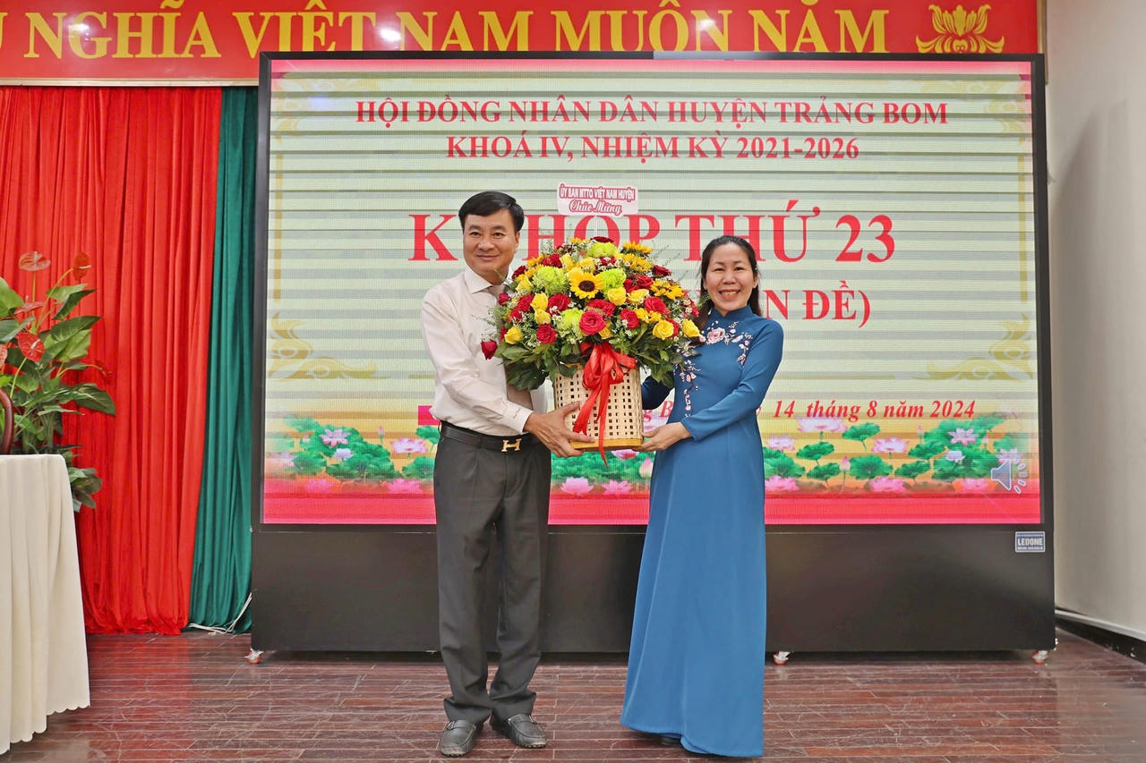 Ông Lê Ngọc Tiên được bầu làm Chủ tịch UBND huyện Trảng Bom