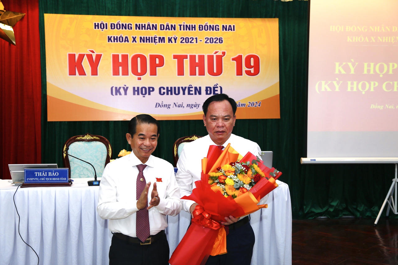 Ông Võ Tấn Đức được bầu giữ chức Chủ tịch UBND tỉnh Đồng Nai