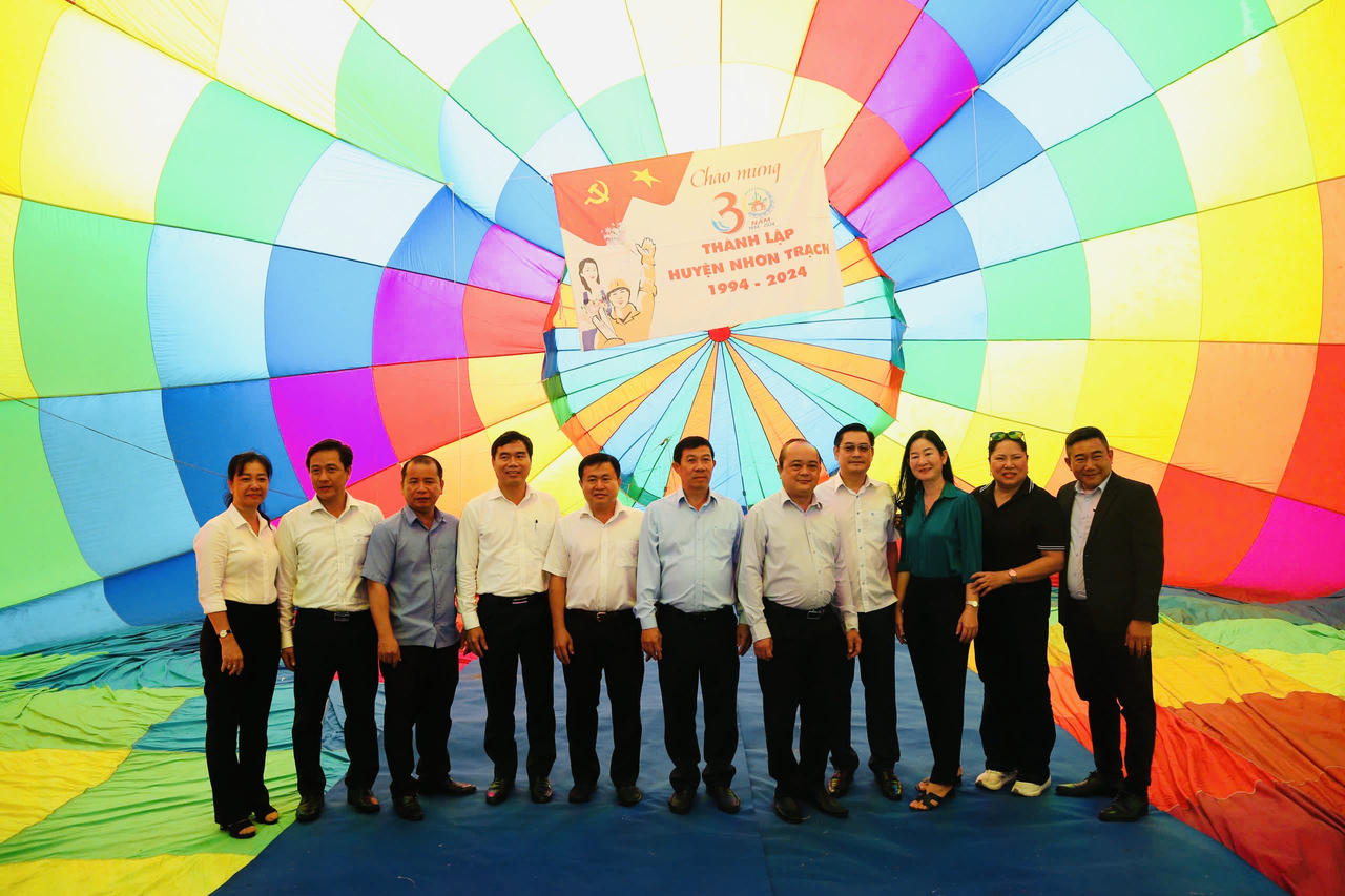 Khai mạc Ngày hội khinh khí cầu kỷ niệm 30 năm thành lập huyện Nhơn Trạch