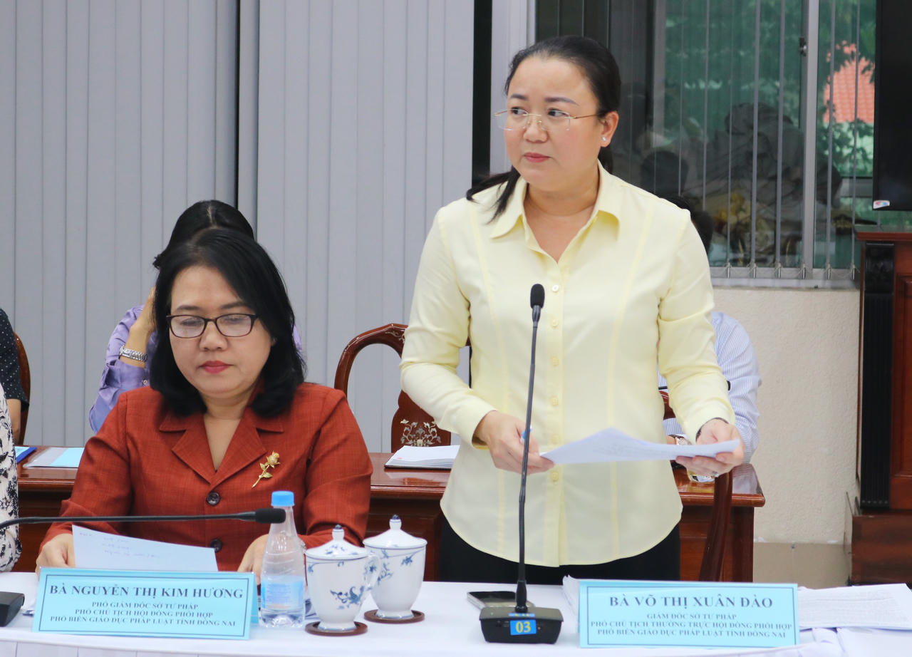 Thứ trưởng Bộ Tư pháp Nguyễn Thanh Tịnh làm việc với Đồng Nai: “Đồng Nai là điển hình của công tác PBGDPL”