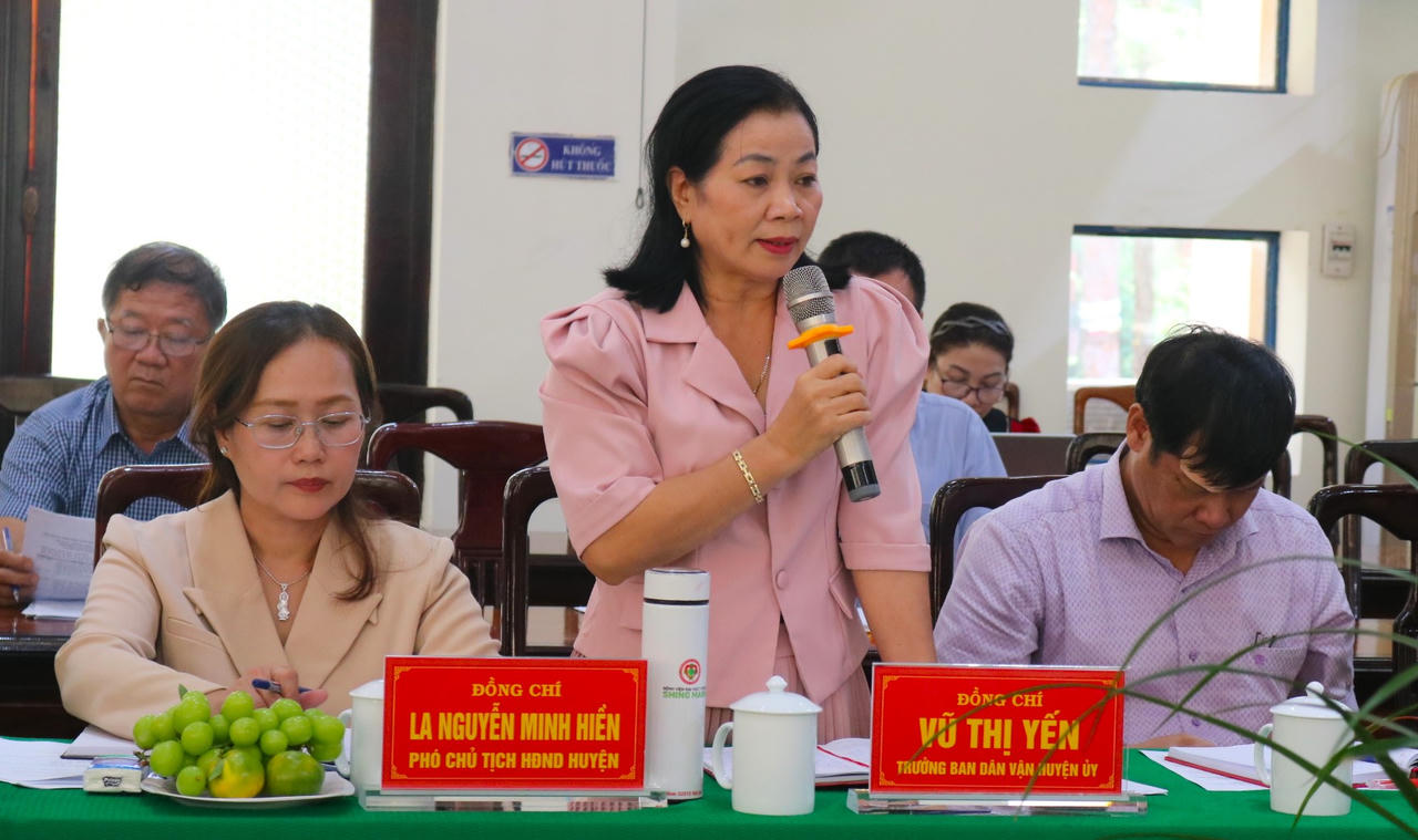 Đoàn kiểm tra của Hội đồng phối hợp phổ biến giáo dục pháp luật trung ương làm việc với huyện Thống Nhất (Đồng Nai)