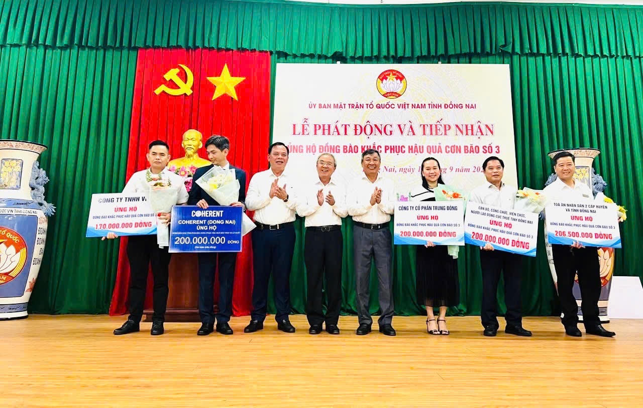 Đồng Nai tiếp nhận thêm 41 tỷ đồng ủng hộ đồng bào vùng lũ