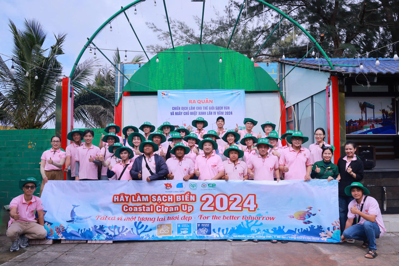 C.P. Việt Nam tham gia làm sạch bờ biển Phước Hưng - Hưởng ứng 'Ngày Quốc tế làm sạch biển 2024'