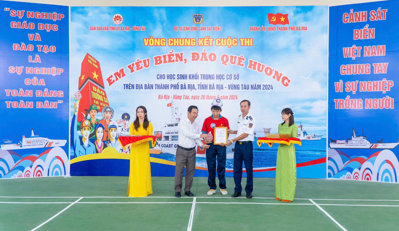 Sôi nổi cuộc thi 'Em yêu biển, đảo quê hương' tại Bà Rịa - Vũng Tàu