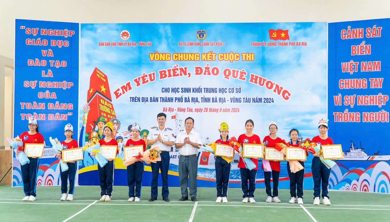 Sôi nổi cuộc thi 'Em yêu biển, đảo quê hương' tại Bà Rịa - Vũng Tàu
