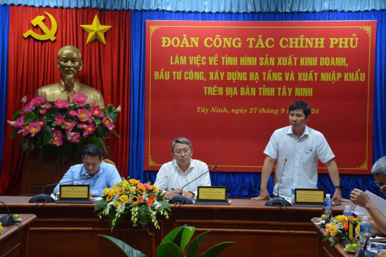 Bộ trưởng Bộ Tư pháp Nguyễn Hải Ninh: “Tây Ninh cần gắn quy hoạch tỉnh với quy hoạch vùng, đẩy mạnh kinh tế biên mậu”