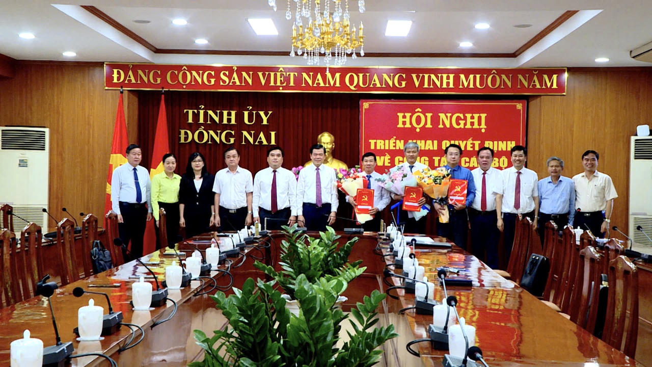 Đồng Nai điều động và bổ nhiệm 3 Bí thư Huyện uỷ 