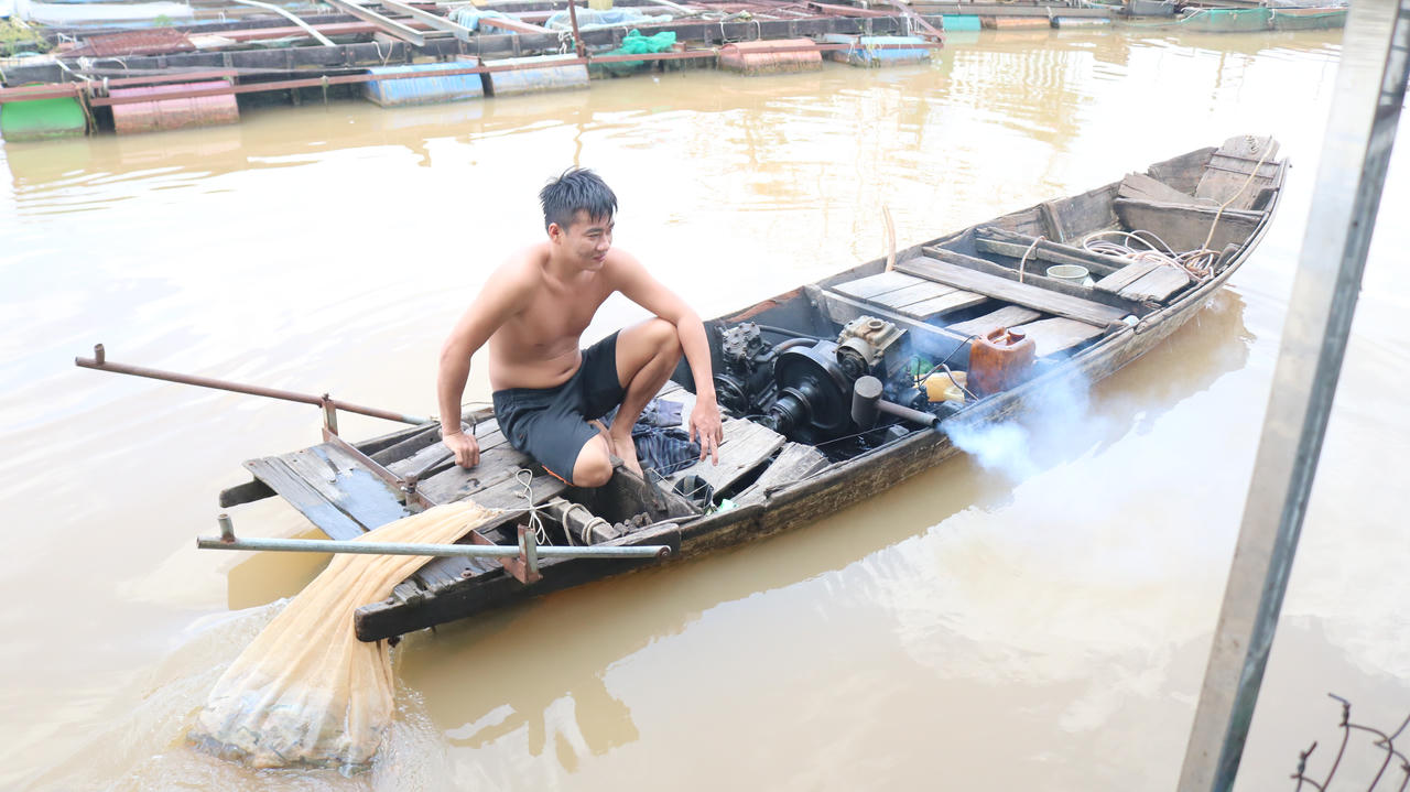 Nghề săn lộc trời trên sông Đồng Nai