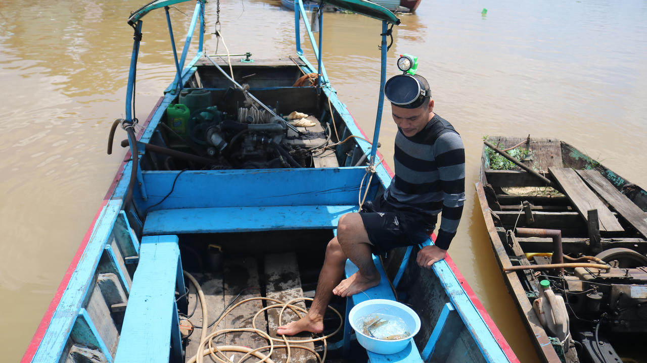 Nghề săn lộc trời trên sông Đồng Nai
