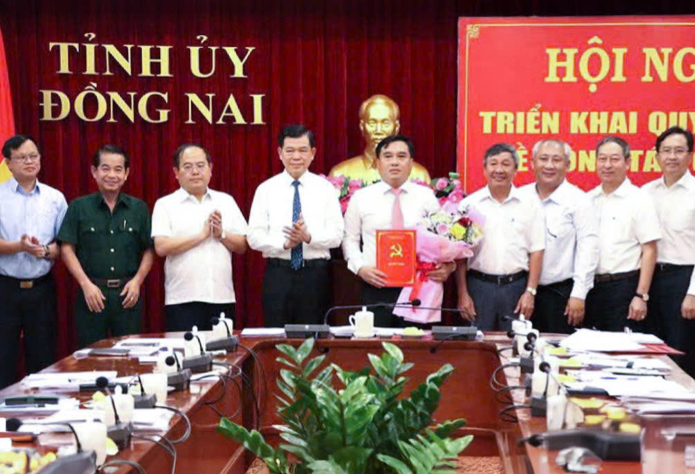 Ban Bí thư chuẩn y ông Hồ Văn Nam tham gia Ban thường vụ Tỉnh uỷ Đồng Nai