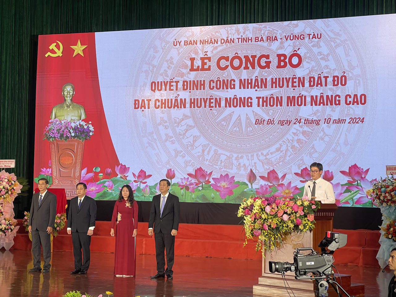 Huyện Đất Đỏ đạt chuẩn huyện nông thôn mới nâng cao năm 2023 