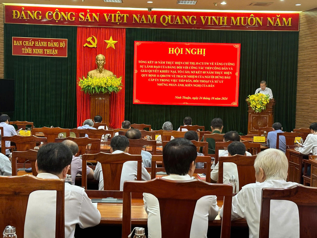 Bí thư các cấp uỷ Đảng Ninh Thuận tổ chức gần 8.000 lượt tiếp công dân