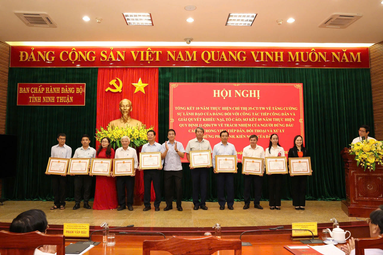 Bí thư các cấp uỷ Đảng Ninh Thuận tổ chức gần 8.000 lượt tiếp công dân