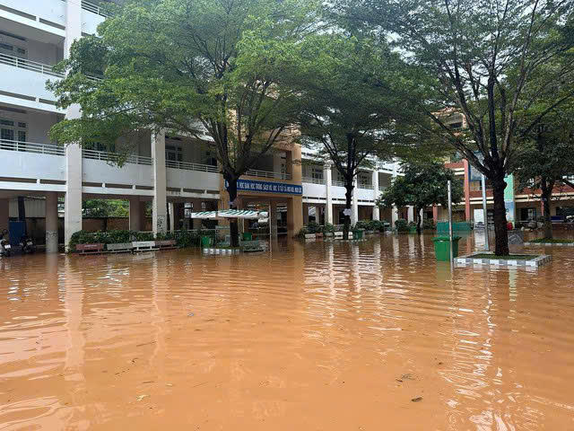 Hàng trăm công an Đồng Nai trắng đêm giúp người dân vượt lũ