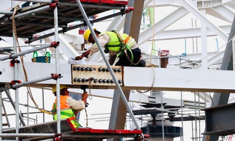 Cận cảnh quá trình lắp ghép 'trái tim' của Sân bay Long Thành nặng 32.000 tấn