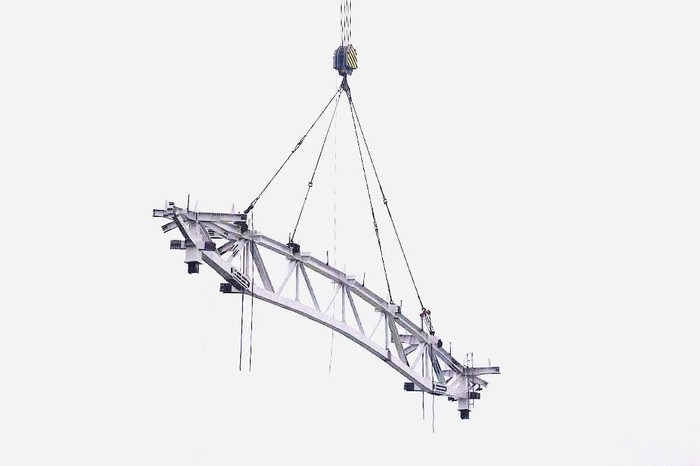 Cận cảnh quá trình lắp ghép 'trái tim' của Sân bay Long Thành nặng 32.000 tấn