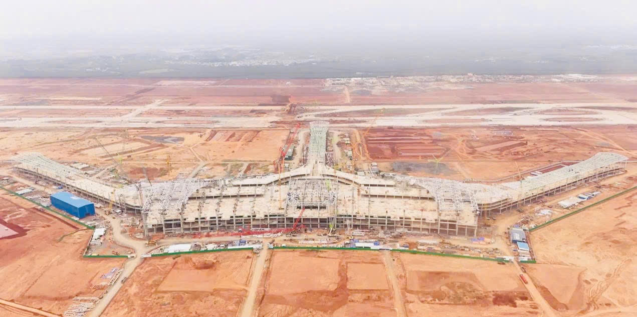 Cận cảnh quá trình lắp ghép 'trái tim' của Sân bay Long Thành nặng 32.000 tấn