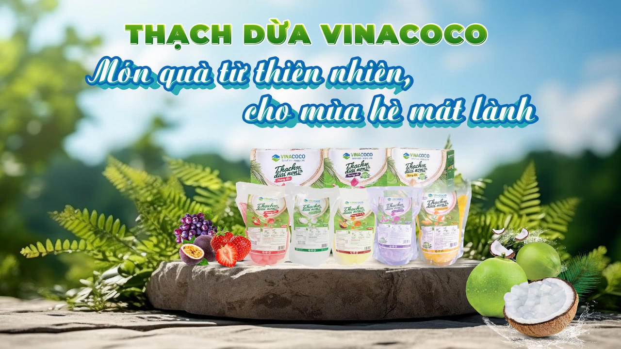 Vinacoco – hành trình đưa thạch dừa đến từng nhà