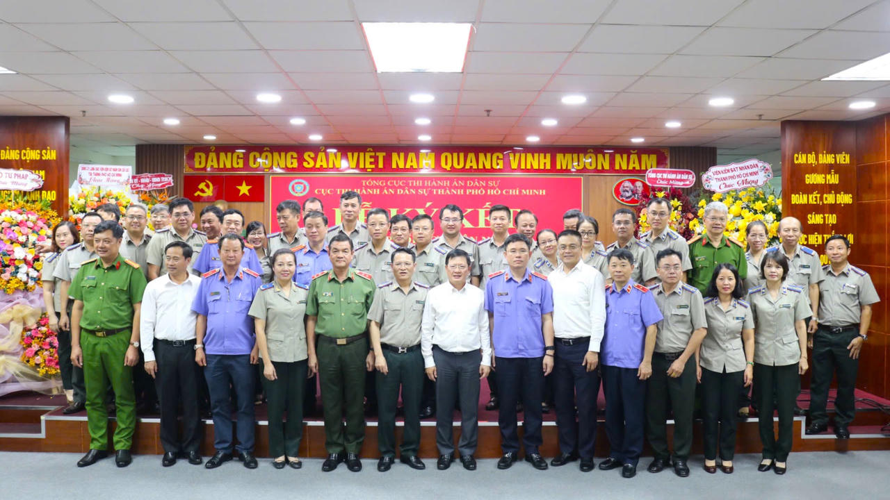 Thứ trưởng Mai Lương Khôi dự hội nghị triển khai công tác của Cục Thi hành án dân sự TP. Hồ Chí Minh 