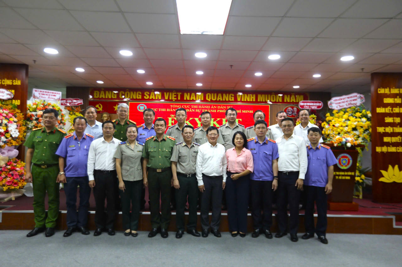 Thứ trưởng Mai Lương Khôi dự hội nghị triển khai công tác của Cục Thi hành án dân sự TP. Hồ Chí Minh 