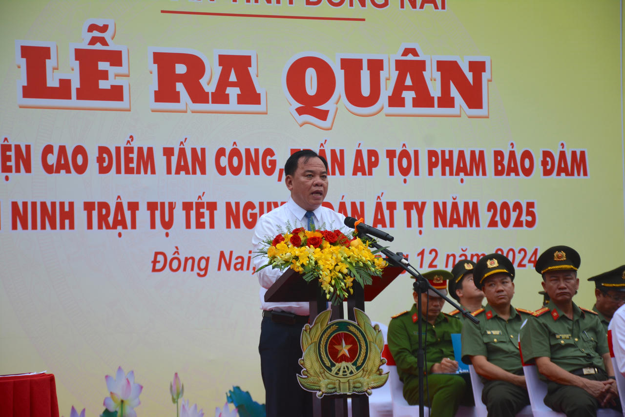 Giám đốc Công an tỉnh Đồng Nai 'phát lệnh' tấn công trấn áp tội phạm dịp tết Ất Tỵ