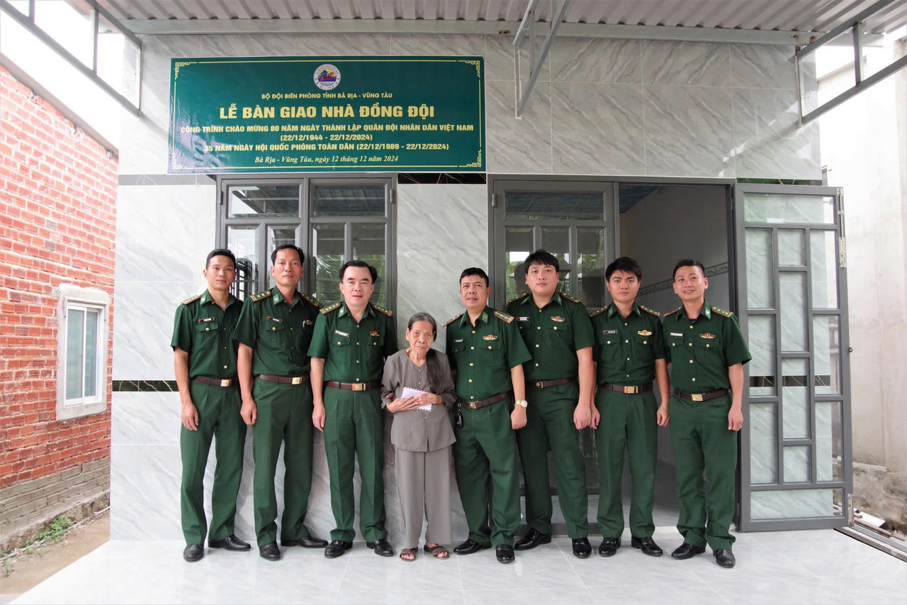 Bàn giao Nhà đồng đội cho quân nhân có hoàn cảnh khó khăn tại Bà Rịa – Vũng Tàu