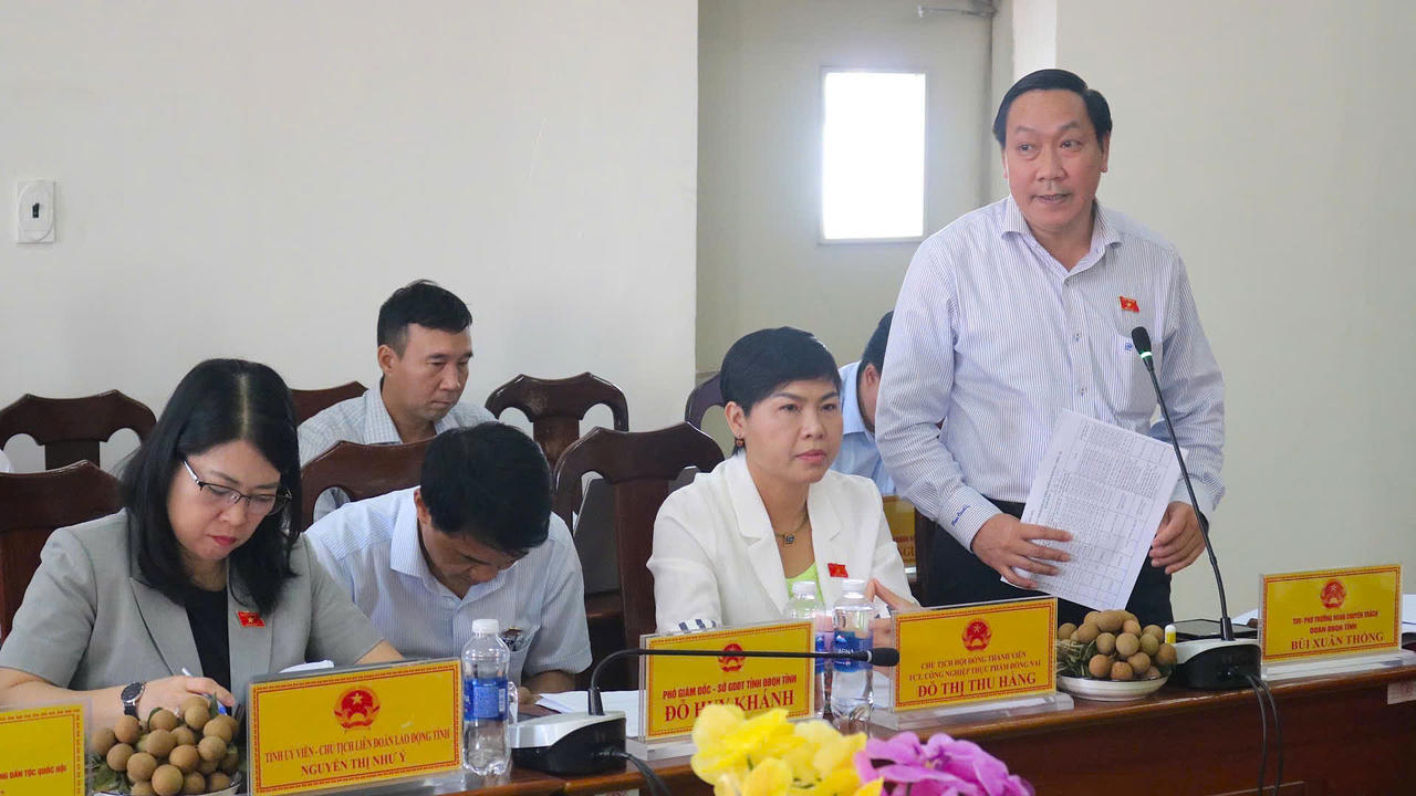 Đoàn Đại biểu Quốc hội Đồng Nai giám sát việc thực hiện chính sách pháp luật trong công tác thi hành án dân sự