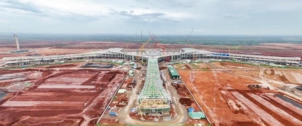 Nhiều hạng mục của sân bay quốc tế Long Thành thi công vượt tiến độ