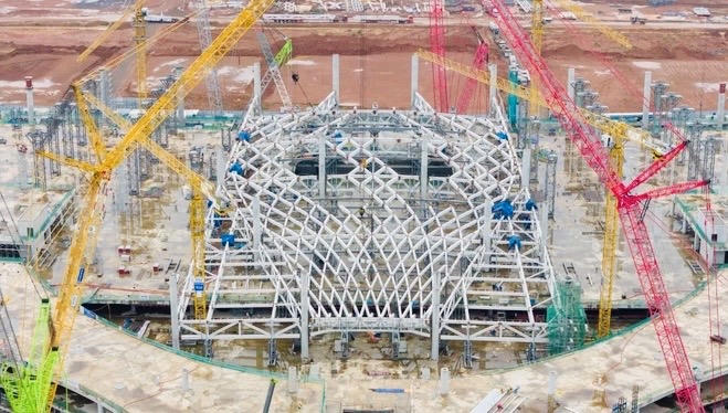 Nhiều hạng mục của sân bay quốc tế Long Thành thi công vượt tiến độ