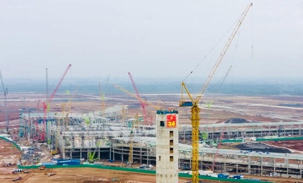 Nhiều hạng mục của sân bay quốc tế Long Thành thi công vượt tiến độ