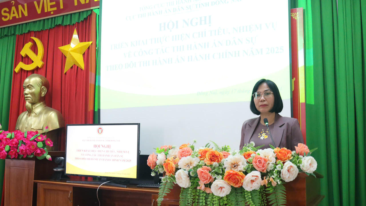 Đồng Nai triển khai công tác Thi hành án dân sự 2025