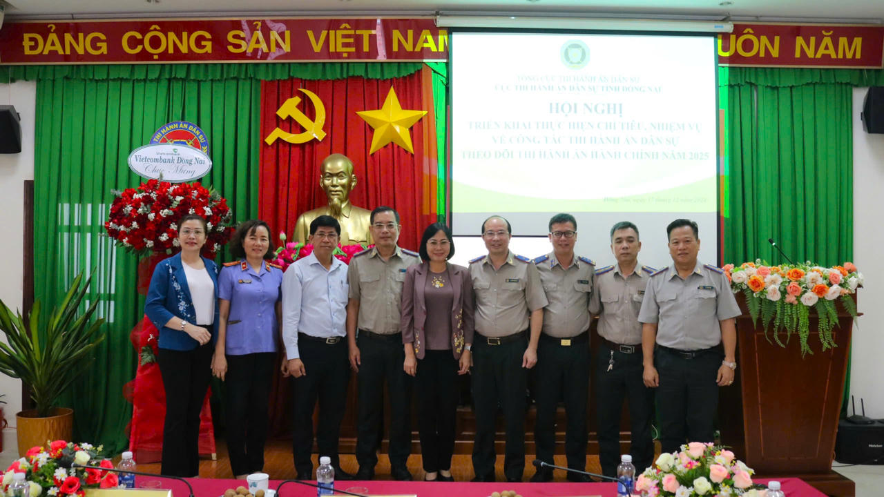 Đồng Nai triển khai công tác Thi hành án dân sự 2025