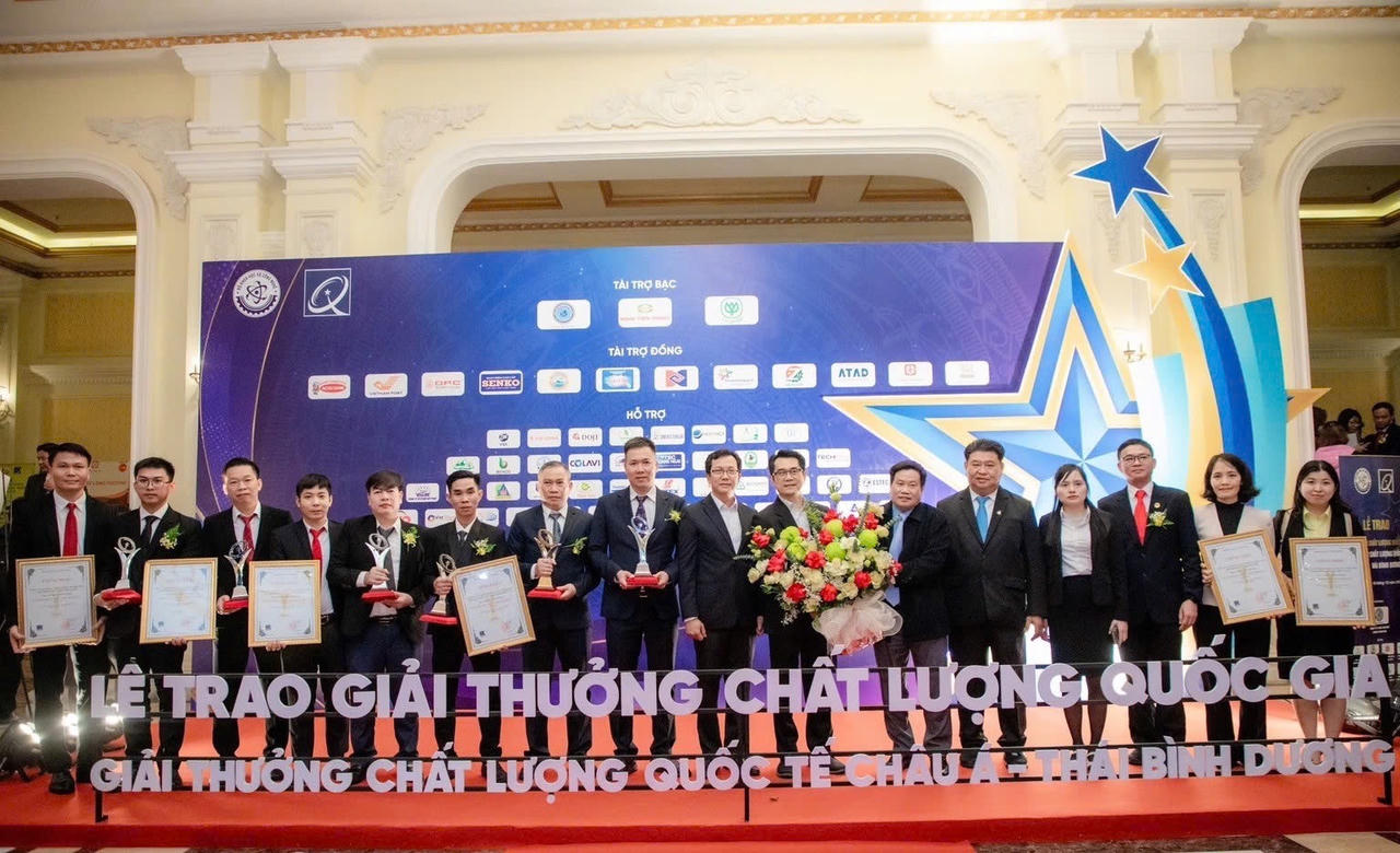 Ngành thức ăn chăn nuôi của C.P. Việt Nam ghi dấu ấn với các giải vàng và giải thưởng Chất lượng quốc gia Việt Nam