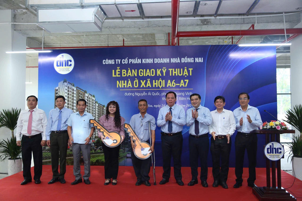 Bàn giao kỹ thuật nhà ở xã hội A6-A7 tại TP.Biên Hòa